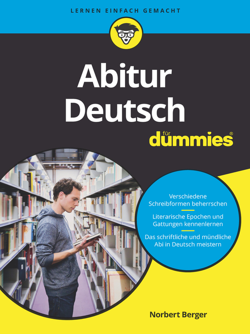 Title details for Abitur Deutsch für Dummies by Norbert Berger - Wait list